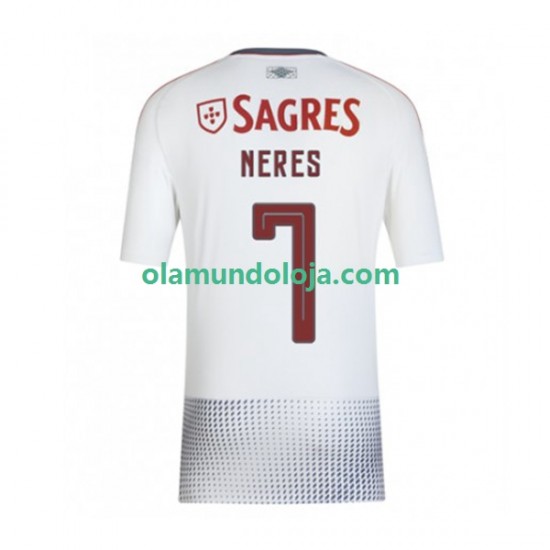 Camisola Benfica David Neres 7 Homem Equipamento Terceiro 2022-2023 Manga Curta
